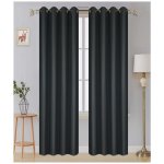 BytoTex Zatemňovací závěsy Blackout 100% ZG-1, 140 x 250 cm-černý – Hledejceny.cz