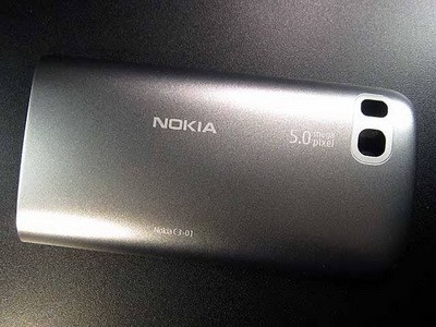Kryt Nokia C3-01 Touch&Type zadní stříbrný