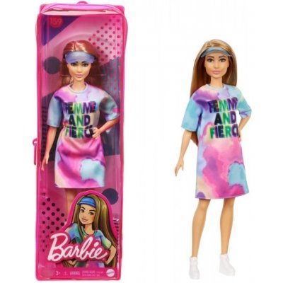 Panenka Mattel Barbie Fashionistas 159 Tričkové šaty – Hledejceny.cz