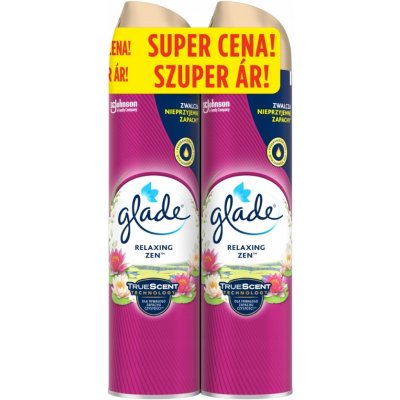 Glade Aerosol Relaxing Zen osvěžovač vzduchu 2 x 300 ml – Zboží Dáma