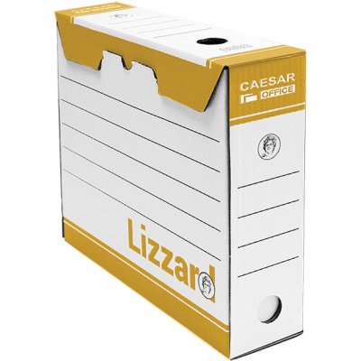 CAESAR Lizzard archivační krabice A4 85 mm žlutá