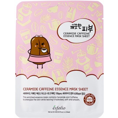 Esfolio Pure Skin Ceramide Caffeine Essence Mask Sheet 25 ml – Hledejceny.cz