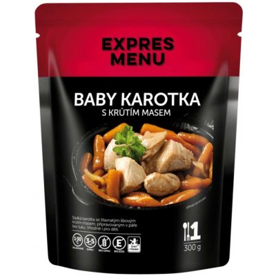 Expres menu Expres menu Krůtí maso s baby karotkou 300 g – Zboží Dáma