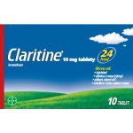 CLARITINE POR 10MG TBL NOB 10 – Hledejceny.cz