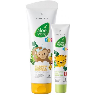 LR Aloe Vera Jungle Friends 3in1 šampon kondicionér & sprchový gel 250 ml – Zboží Mobilmania