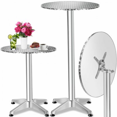 Tectake 401491 hliníkový bistro stůl – Zboží Dáma