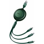 Baseus CAMJ010006 Bright Mirror 3v1 MicroUSB/USBC/Lightning, 3,5A, 1,1m – Hledejceny.cz