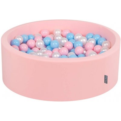 Divio suchý bazén 90x30 cm růžový + 200 míčků