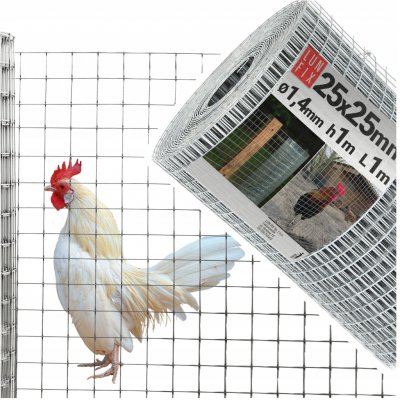 Svařovaná chovatelská síť 25x25 drát 1,4 1x1m – Hledejceny.cz
