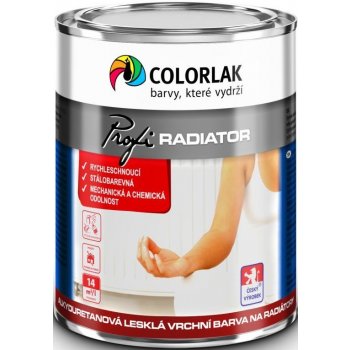 Colorlak Profi RADIATOR S 2222 Bílá 0,6L alkyduretanová lesklý vrchní barva na radiátory