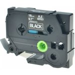 Kompatibilní páska s Brother TZ-345 / TZe-345, 18mm x 8m, bílý tisk / černý podklad – Zboží Živě