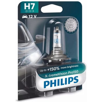 Philips X-tremeVision Pro150 H7 PX26d 12V 55W – Sleviste.cz