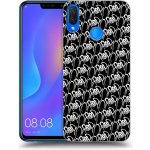 Pouzdro Picasee silikonové Huawei Nova 3i - Separ - White On Black 2 černé – Zbozi.Blesk.cz