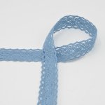 Bavlněná krajka modrá, 25mm – Zboží Dáma
