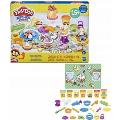 Play-Doh Kitchen Creations Sweet Cakes Playset F2773 23 ks.