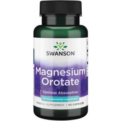 Swanson Magnesium Orotate 60 kapslí 40 mg