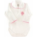 Dětské body dl. rukáv s límečkem a květinkou – Zbozi.Blesk.cz