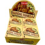 Hem Vonné kužely Sandal Vanilla Santalové dřevo a vanilka 10 ks – Hledejceny.cz