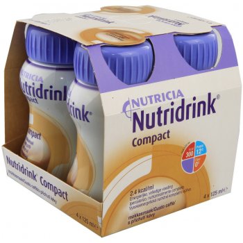 NUTRIDRINK COMPACT S PŘÍCHUTÍ KÁVY POR SOL 4X125ML