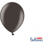 Balónek metalický ČERNÝ 23 cm – Zbozi.Blesk.cz