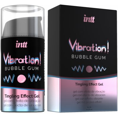 intt Vibration! Bubble Gum Tingling Effect Gel 15 ml – Zbozi.Blesk.cz