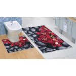 Bellatex Koupelnová 3D tisk sada orchidea 60 x 100 60x50 cm – Zboží Dáma