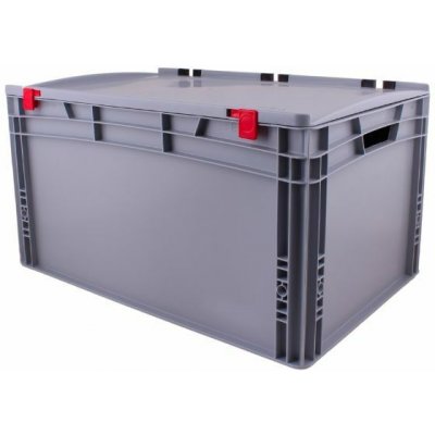 HTI Plastová EURO přepravka 600 x 400 x 335 cm s víkem MC-3876 – Sleviste.cz