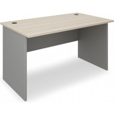 Rauman Stůl SimpleOffice 140 x 80 cm dub světlý / šedá