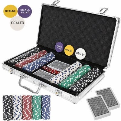 Malatec 23528 Poker set 300 žetonů HQ – Zboží Dáma
