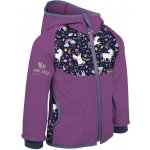 dětská softshellová bunda s fleecem Unuo fialová – Sleviste.cz