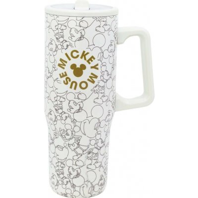 Young Adult Mickey Mouse termohrnek s brčkem a uchem 920 ml – Hledejceny.cz