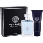 Versace Pour Homme EDT 100 ml + sprchový gel 100 ml + etue dárková sada – Hledejceny.cz