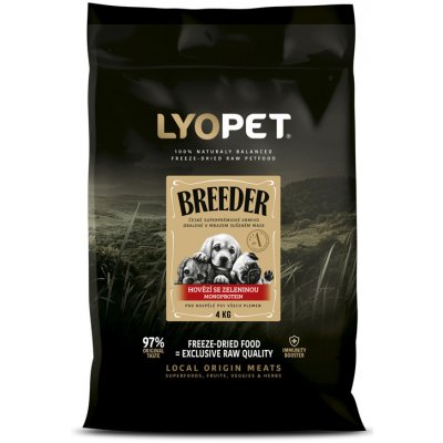 Lyopet Breeder Adult Hovězí mono se zeleninou 12 kg