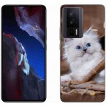 Pouzdro mmCase Gelové Xiaomi Poco F5 Pro - bílé kotě – Zboží Živě