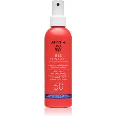 Apivita Bee Sun Safe ochranné opalovací mléko ve spreji SPF50 200 ml – Zboží Mobilmania