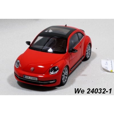 Welly VW New Beetle 2012 Červený 1:24