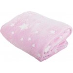 Verk Fleecová deka s rukávy 170x190 cm svítící růžová – Hledejceny.cz