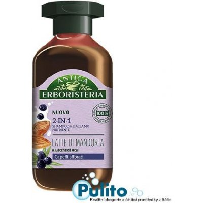 Antica Erboristeria 2-In-1 Latte di Mandorla Bacche di Acai šampon a balzám 225 ml – Zbozi.Blesk.cz