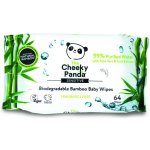 Cheeky Panda dětské vlhčené bambusové ubrousky 100% rozložitelné 64 ks – Zboží Dáma