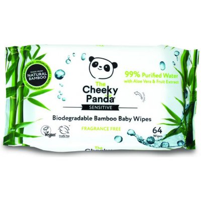 Cheeky Panda dětské vlhčené bambusové ubrousky 100% rozložitelné 64 ks od  89 Kč - Heureka.cz