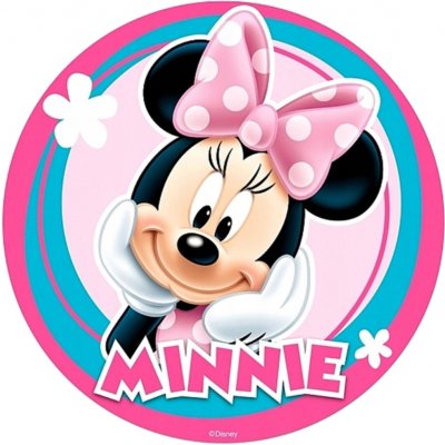 Jedlý papír MINNIE - ZAKOUKANÁ ● Určení: Obrázek na dort – Hledejceny.cz