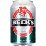 Becks Bier 5% 0,33 l (plech) – Zboží Mobilmania