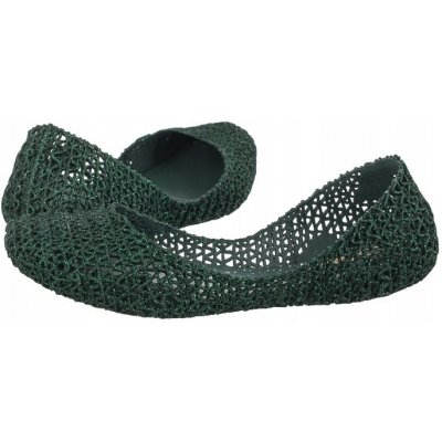 Melissa dámské baleríny zelené Campana Papel VII AD Green Glitter – Sleviste.cz