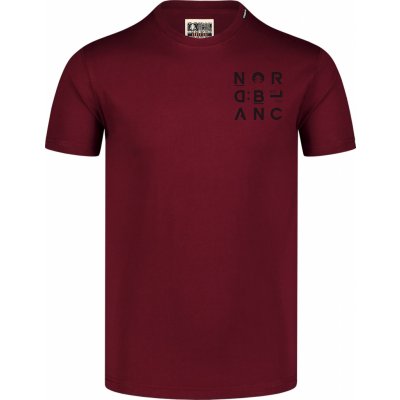 Nordblanc Company pánské tričko z organické bavlny vínové
