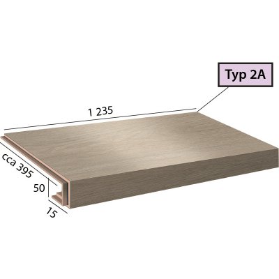 BRASED Objectline Step 2A 9871 Dub Toledo krémový – HobbyKompas.cz