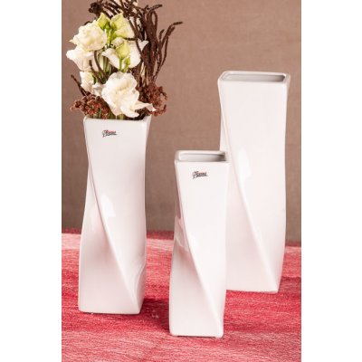 Paramit Xenie Váza bílá 24 cm – Zboží Dáma