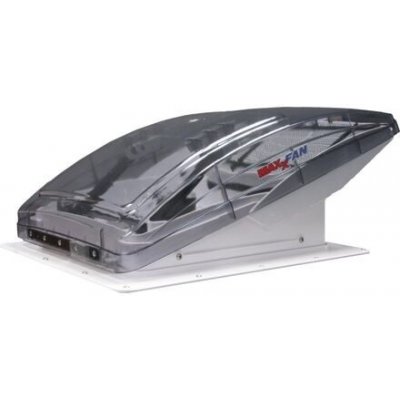 MaxxAir Střešní ventilátor Roof Fan MaxxFan Deluxe průhledná šedá | Zboží Auto