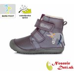 D.D.Step dívčí zimní barefoot boty Oslík 063-511A violet – Zboží Mobilmania