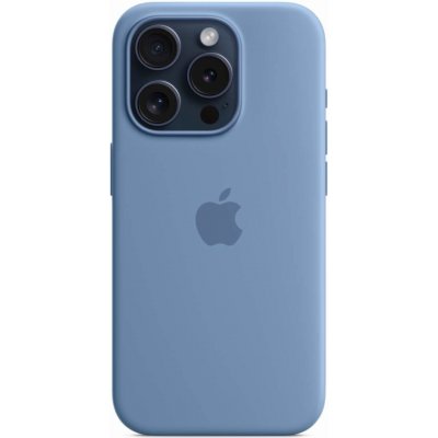 Apple iPhone 15 Pro Silikonový kryt s MagSafe světle modrý MWNM3ZM/A – Zboží Mobilmania