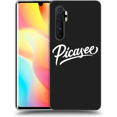 Pouzdro Picasee silikonové Xiaomi Mi Note 10 Lite - Picasee - White černé – Zboží Mobilmania